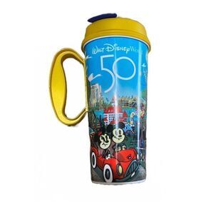 Walt Disney World 50th Anniversary Souvenir Plastic Cup